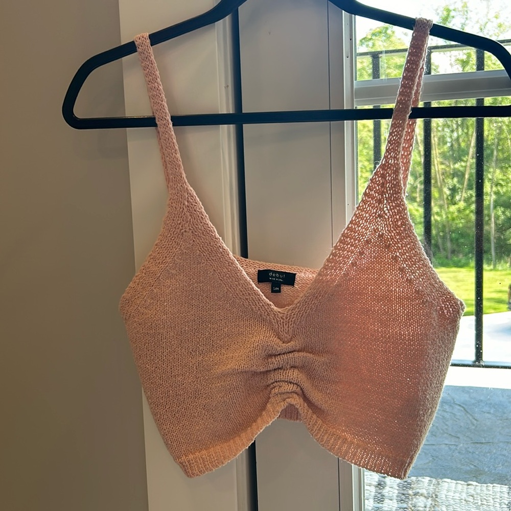 Debut Size Small Peach Tank Top